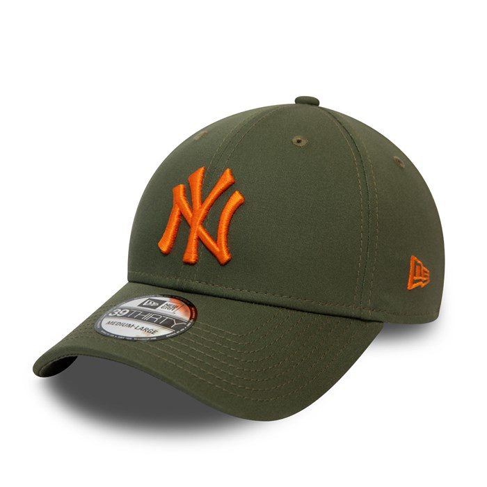 New York Yankees League Essential 39THIRTY Lippis Khaki - New Era Lippikset Outlet FI-059781